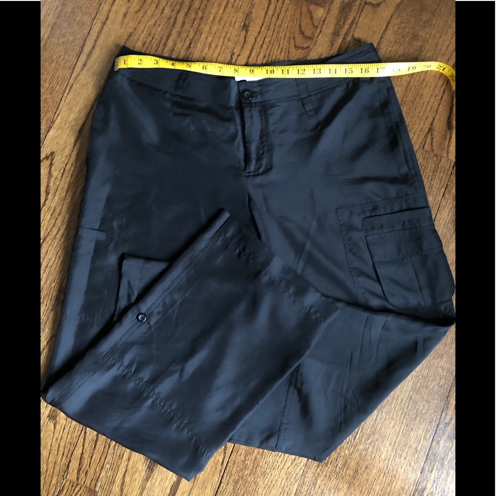 White House Black Market Silk Cargo Pants